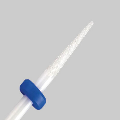 1 ΤΕΜ. Μύτη κώνου για νύχια κεραμικά τρυπάνια Electric Cuticle Clean Rotary for Manicure Pedicure Grinding Head Sinder Tool