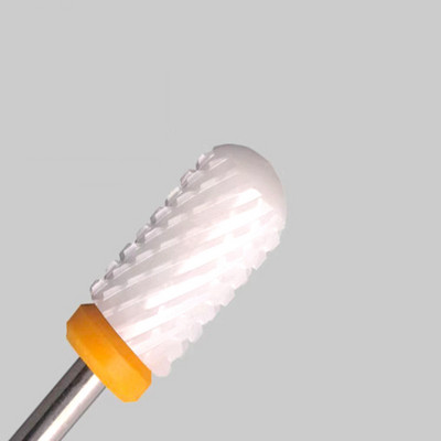 1 ΤΕΜ. Μύτη κώνου για νύχια κεραμικά τρυπάνια Electric Cuticle Clean Rotary for Manicure Pedicure Grinding Head Sinder Tool