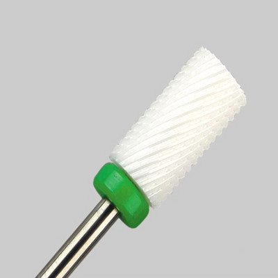 1 ΤΕΜ. Μύτη κώνου για νύχια κεραμικά τρυπάνια Electric Cuticle Clean Rotary for Manicure Pedicure Grinding Head Sinder Tool