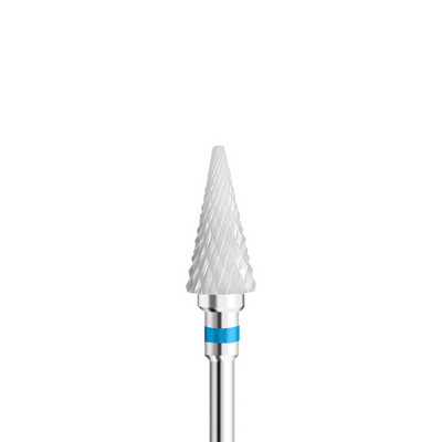 1 ΤΕΜ. Μύτη κώνου για νύχια κεραμικά τρυπάνια Electric Cuticle Clean Rotary for Manicure Pedicure Grinding Head Sinder Tool