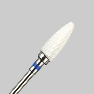 1 ΤΕΜ. Μύτη κώνου για νύχια κεραμικά τρυπάνια Electric Cuticle Clean Rotary for Manicure Pedicure Grinding Head Sinder Tool