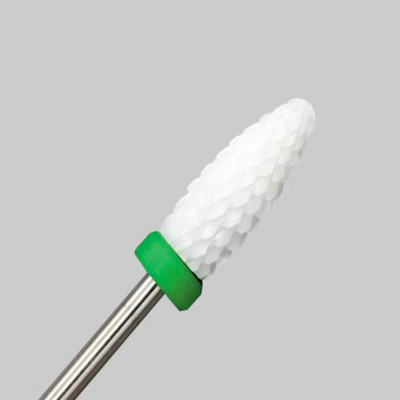 1 ΤΕΜ. Μύτη κώνου για νύχια κεραμικά τρυπάνια Electric Cuticle Clean Rotary for Manicure Pedicure Grinding Head Sinder Tool