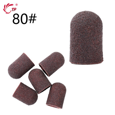 TP Benzi de șlefuit Capace de blocare Purple Grit #80/120/180 Capace de șlefuit Burghiu electric pentru unghii pentru manichiură Accesoriu de frezat pedichiură