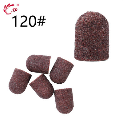 TP Benzi de șlefuit Capace de blocare Purple Grit #80/120/180 Capace de șlefuit Burghiu electric pentru unghii pentru manichiură Accesoriu de frezat pedichiură