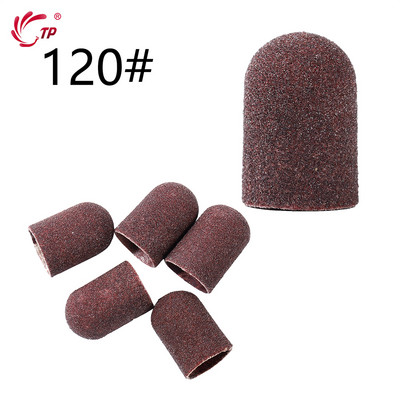 TP Benzi de șlefuit Capace de blocare Purple Grit #80/120/180 Capace de șlefuit Burghiu electric pentru unghii pentru manichiură Accesoriu de frezat pedichiură