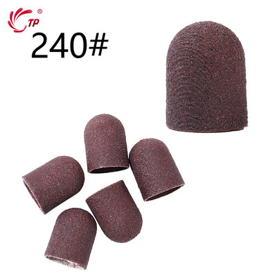 TP Benzi de șlefuit Capace de blocare Purple Grit #80/120/180 Capace de șlefuit Burghiu electric pentru unghii pentru manichiură Accesoriu de frezat pedichiură