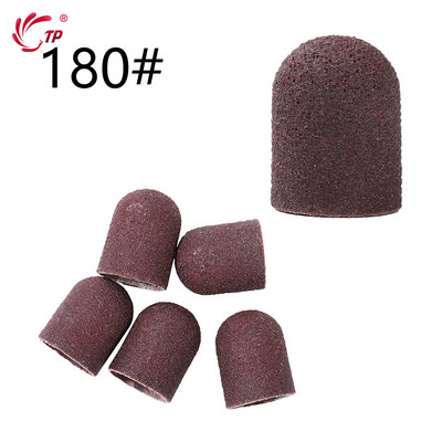TP Benzi de șlefuit Capace de blocare Purple Grit #80/120/180 Capace de șlefuit Burghiu electric pentru unghii pentru manichiură Accesoriu de frezat pedichiură