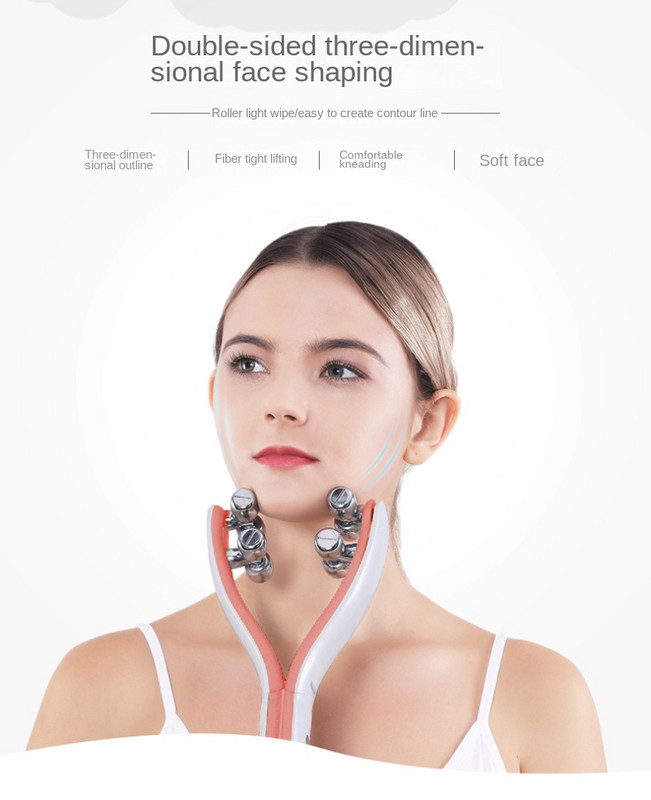 Roller Face Slimmer Facial EMS mikroáramú masszázs szépségápolási műszerekSmall V Face Emeli, feszesíti, formálja és csökkenti a ráncokat