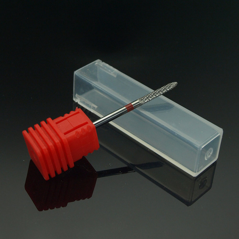 1 τεμ. Pro carbide Nail Drill Bits Nail Art Electric Drill Machine Files Nail Art Tools κόβουν και γυαλίζουν το κάτω μέρος του νυχιού