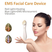 EMS Dispozitiv de îngrijire a pielii foton cu lumină LED facială Lifting facial Strânge Instrument de înfrumusețare de albire pentru îngrijirea frumuseții Frumusețe antirid