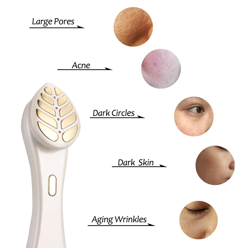 EMS Dispozitiv de îngrijire a pielii foton cu lumină LED facială Lifting facial Strânge Instrument de înfrumusețare de albire pentru îngrijirea frumuseții Frumusețe antirid