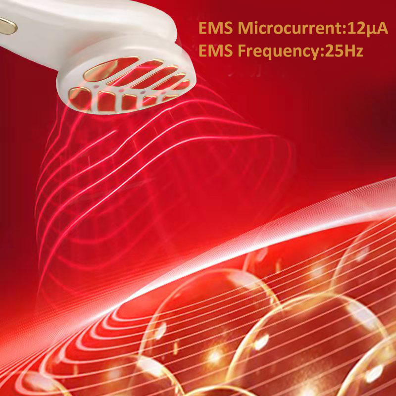 EMS Dispozitiv de îngrijire a pielii foton cu lumină LED facială Lifting facial Strânge Instrument de înfrumusețare de albire pentru îngrijirea frumuseții Frumusețe antirid