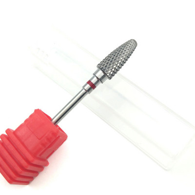Burghie pentru unghii din carbură de tungsten HYTOOS, 5 dimensiuni, 3/32 ", freze rotative pentru manichiură, accesorii pentru foraj pentru manichiură, îndepărtarea gelului