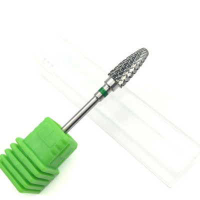 Burghie pentru unghii din carbură de tungsten HYTOOS, 5 dimensiuni, 3/32 ", freze rotative pentru manichiură, accesorii pentru foraj pentru manichiură, îndepărtarea gelului