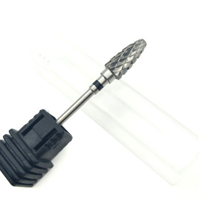 Burghie pentru unghii din carbură de tungsten HYTOOS, 5 dimensiuni, 3/32 ", freze rotative pentru manichiură, accesorii pentru foraj pentru manichiură, îndepărtarea gelului