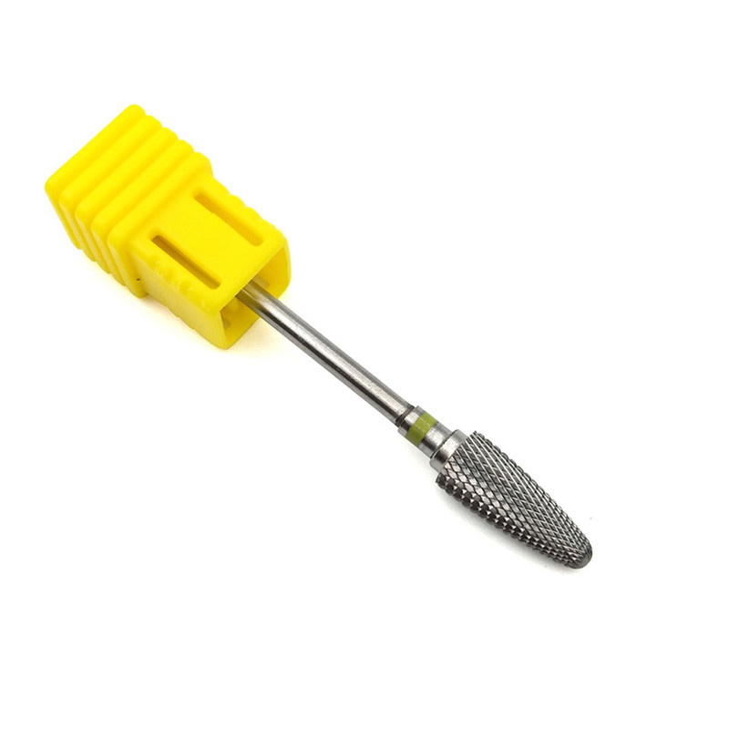 Burghie pentru unghii din carbură de tungsten HYTOOS, 5 dimensiuni, 3/32 ", freze rotative pentru manichiură, accesorii pentru foraj pentru manichiură, îndepărtarea gelului