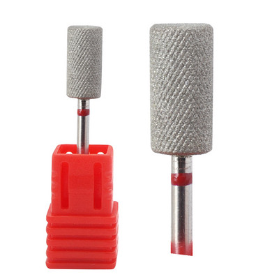 Easy Nail gyémánt keresztfogak hordó körömfúrószárak, körömbőr tisztító, 3/32"-es manikűrfúró gép tartozékok