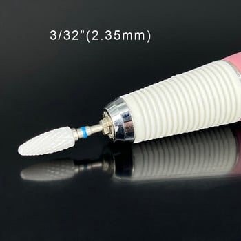 MAOHANG Персонализирано керамично свредло за нокти за лява ръка Фреза за електрическа машина за маникюр Аксесоари Инструменти за ноктопластика