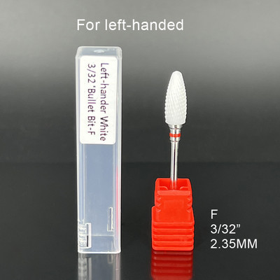 MAOHANG Prilagođeno ljevoruko keramičko svrdlo za nokte Glodalo za električne dodatke za strojeve za manikuru Alati za nail art