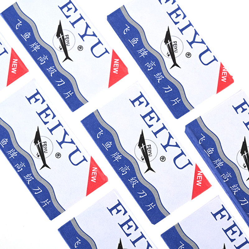 Profesionalni ručni aparat za brijanje u 2 boje, ravni rub od nehrđajućeg čelika, oštar brijač, brijač za brijanje, rezač za bradu s oštricom za brijanje