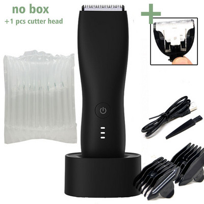 Trimer za kosu, električni trimer ispod pojasa, napravljen za muškarce, tri dosadne dlake bez napora, vodootporan brijač za prepone, USB punjenje