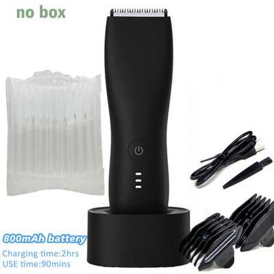 Trimer za kosu, električni trimer ispod pojasa, napravljen za muškarce, tri dosadne dlake bez napora, vodootporan brijač za prepone, USB punjenje