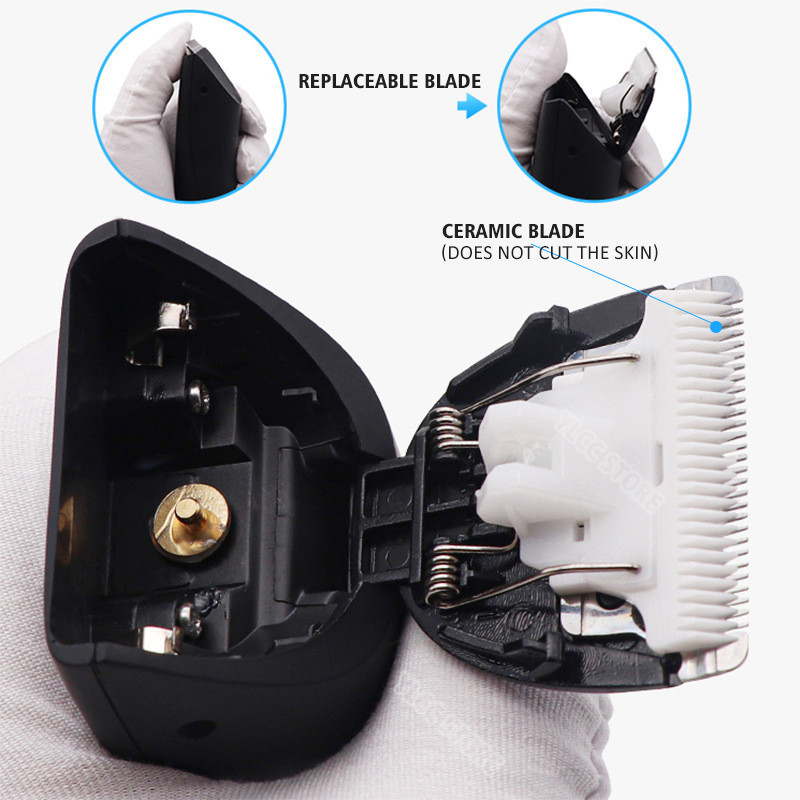 Trimer za kosu, električni trimer ispod pojasa, napravljen za muškarce, tri dosadne dlake bez napora, vodootporan brijač za prepone, USB punjenje