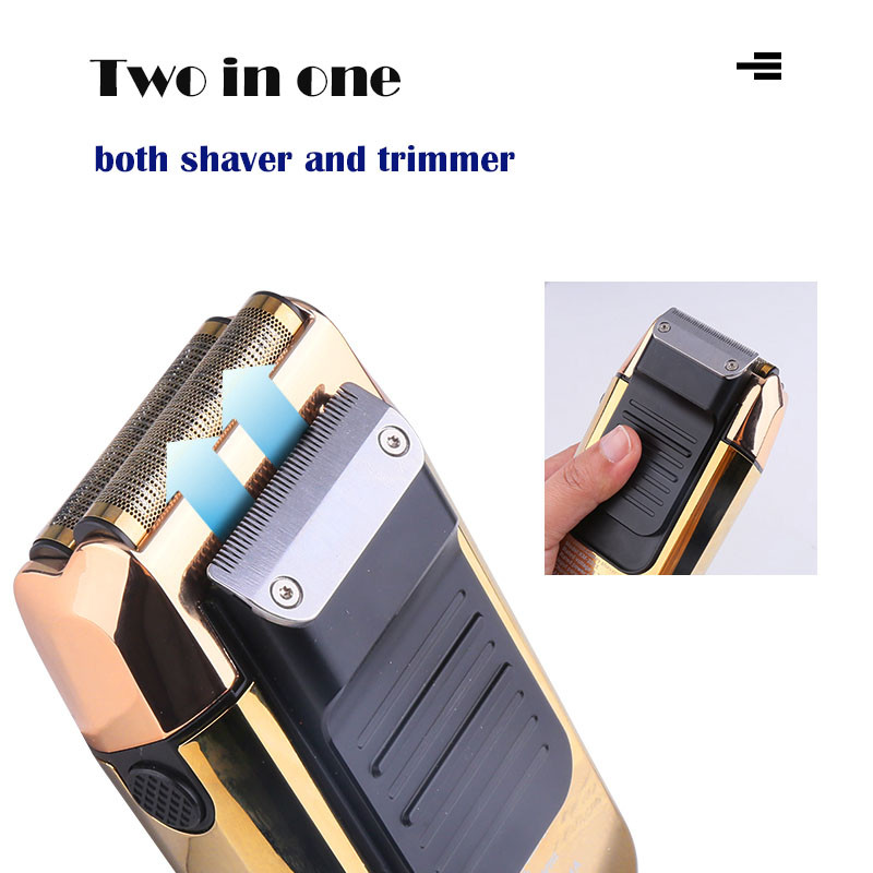 Kemei 2 u 1 električni brijač za muškarce električni brijač punjivi brijač za bradu plutajući trimer za njegu lica stroj za brijanje brade
