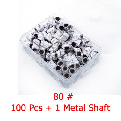 1 kutija svrdla za nokte brusne trake električni stroj za nokte svrdla za nokte UV gel odstranjivač akrilnog laka za nokte Dodatni alat