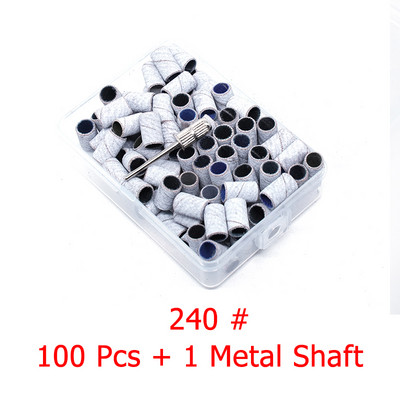 1 kutija svrdla za nokte brusne trake električni stroj za nokte svrdla za nokte UV gel odstranjivač akrilnog laka za nokte Dodatni alat