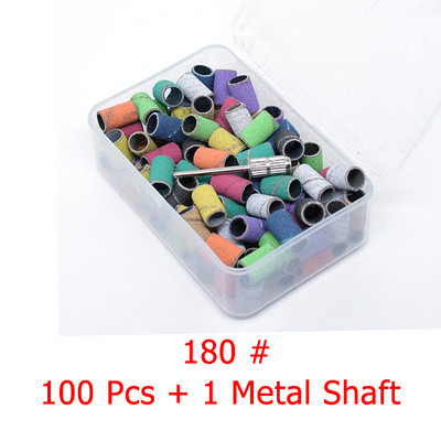 1 kutija svrdla za nokte brusne trake električni stroj za nokte svrdla za nokte UV gel odstranjivač akrilnog laka za nokte Dodatni alat