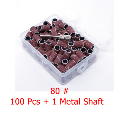 1 kutija svrdla za nokte brusne trake električni stroj za nokte svrdla za nokte UV gel odstranjivač akrilnog laka za nokte Dodatni alat