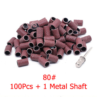 1 kutija svrdla za nokte brusne trake električni stroj za nokte svrdla za nokte UV gel odstranjivač akrilnog laka za nokte Dodatni alat