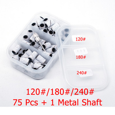 1 kutija svrdla za nokte brusne trake električni stroj za nokte svrdla za nokte UV gel odstranjivač akrilnog laka za nokte Dodatni alat