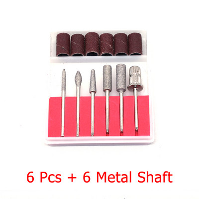 1 kutija svrdla za nokte brusne trake električni stroj za nokte svrdla za nokte UV gel odstranjivač akrilnog laka za nokte Dodatni alat