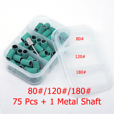 1 kutija svrdla za nokte brusne trake električni stroj za nokte svrdla za nokte UV gel odstranjivač akrilnog laka za nokte Dodatni alat