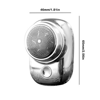 Мъжка мини електрическа самобръсначка Автоматичен тример за бръснач Преносим нож за брада Предпазни глави Машина за бръснене Коса за мъж