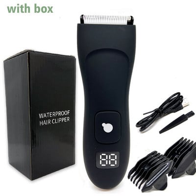 Ανδρική κουρευτική βουβωνική χώρα, Ball Groomer & Body Trimmer για άνδρες, Αδιάβροχη υγρή/στεγνή κουρευτική μηχανή, Ultimate Mare Hygiene Razor Depilador