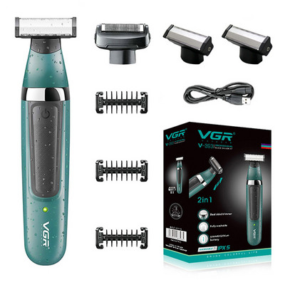 VGR ηβική αποτρίχωση οικεία περιοχές Μέρη κούρεμα ξυράφι κουρευτική μηχανή για αποτριχωτική συσκευή βουβωνικής χώρας Ασφαλές ξυραφάκι Man Lady Shaving