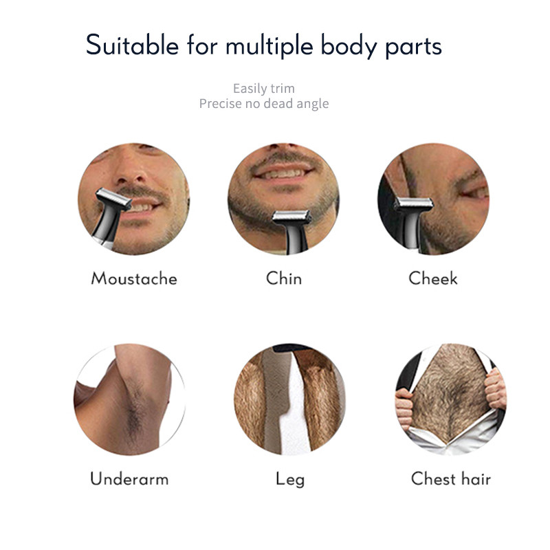 VGR ηβική αποτρίχωση οικεία περιοχές Μέρη κούρεμα ξυράφι κουρευτική μηχανή για αποτριχωτική συσκευή βουβωνικής χώρας Ασφαλές ξυραφάκι Man Lady Shaving