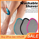 Безболезнена гума за физическо премахване на косми Нанокристален епилатор Лесно безопасно почистване Самобръсначка за стъкло за многократна употреба Грижа за тялото Инструменти за депилация