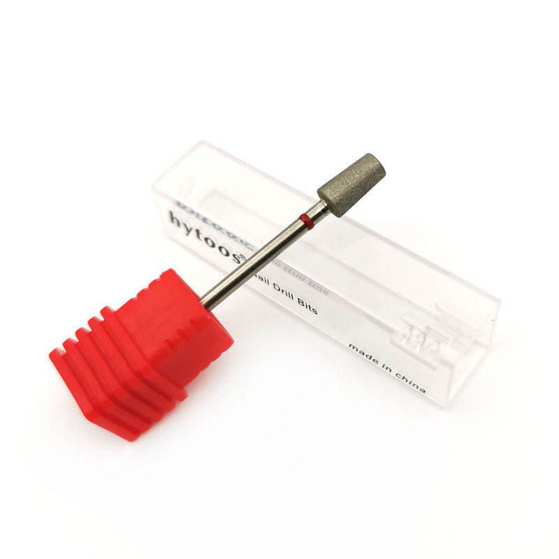 HYTOOS Burghiu rusesc pentru cuticulă cu granulație fină Burghie diamantate pentru unghii Burghiu electric pentru manichiură Freze rotative pentru freza pentru unghii Instrument pentru accesorii