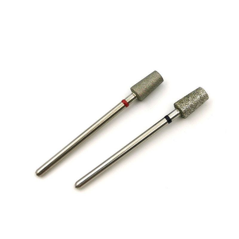 HYTOOS Burghiu rusesc pentru cuticulă cu granulație fină Burghie diamantate pentru unghii Burghiu electric pentru manichiură Freze rotative pentru freza pentru unghii Instrument pentru accesorii