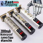 2023 Profesionalni električni brijač Trimer za bradu za muškarce Mašina za šišanje Bežična mašina za šišanje Brijač za bradu Šišanje