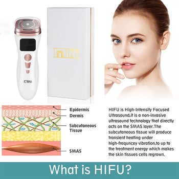 ΝΕΟ Μηχάνημα Mini HIFU Μηχανή Υπερήχων RF Fadiofrecuencia EMS Microcurrent Lift Firm Tightening Skin Wrinkle Skin Product Care