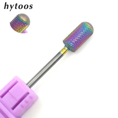 HYTOOS 1 bucă freză din carbură de tungsten burghie pentru unghii 3/32 "biți pentru manichiură accesorii pentru freza instrumente pentru arta unghiilor