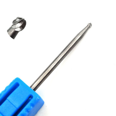 HYTOOS 1 bucă freză din carbură de tungsten burghie pentru unghii 3/32 "biți pentru manichiură accesorii pentru freza instrumente pentru arta unghiilor