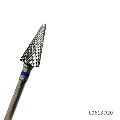 HYTOOS 1 bucă freză din carbură de tungsten burghie pentru unghii 3/32 "biți pentru manichiură accesorii pentru freza instrumente pentru arta unghiilor