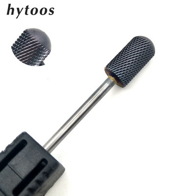 HYTOOS 1 bucă freză din carbură de tungsten burghie pentru unghii 3/32 "biți pentru manichiură accesorii pentru freza instrumente pentru arta unghiilor