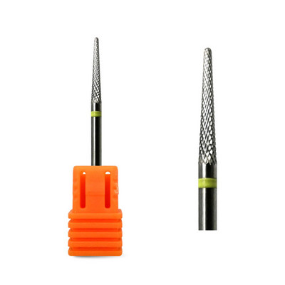 HYTOOS 1 bucă freză din carbură de tungsten burghie pentru unghii 3/32 "biți pentru manichiură accesorii pentru freza instrumente pentru arta unghiilor